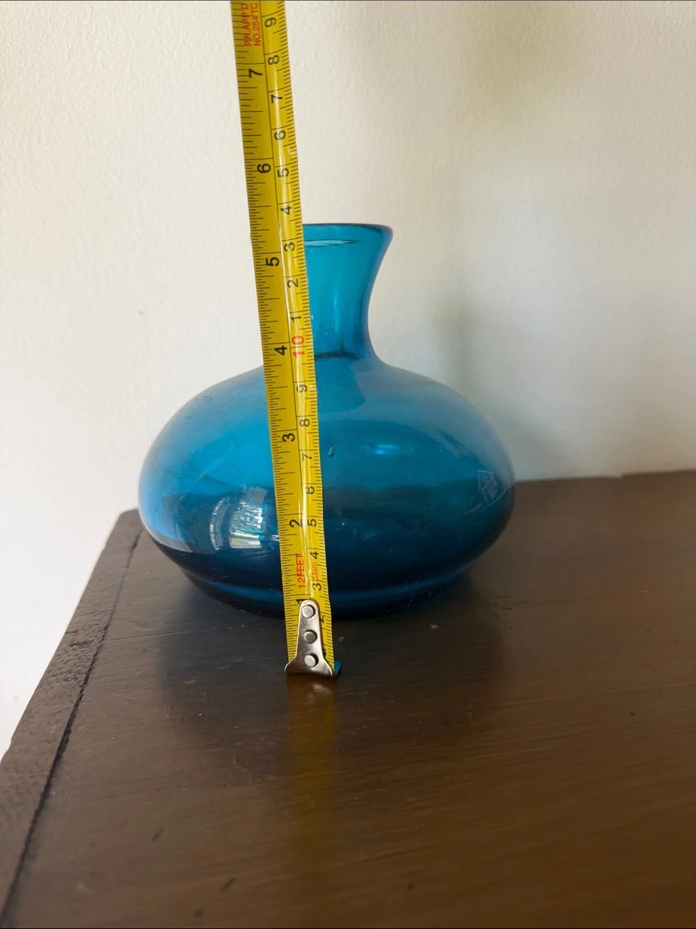Blue Glass Bud Vase - Home Accents